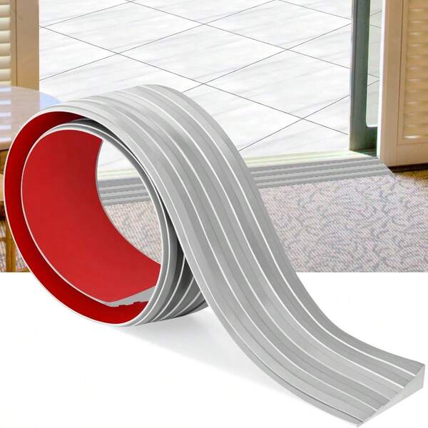 1pc 1m/39.37in Ramp For Doorway, Garage, Spacious Gentle Slope, Heavy Duty Material, Home Accessibility