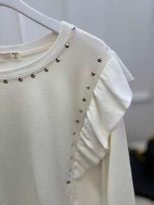 Women Sweatshirts - 白色 - 查看 4