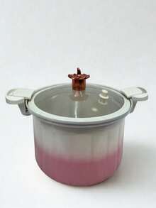Olla A presión Diseño Con Degradado-Olla 4.5 Litros 5 litros Multifuncional Antiadherente Cocina Hogar - Rosa - Ver 2