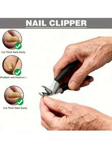 4/3/1 Set, Professional Toenail Trimming Nippers Set, Suitable For Ingrown Toenails And Thick Toenails, Stainless Steel Concave Blade/1 Piece, Modern Style, Family Essential, Suitable For Men And Women, Can Be Given As A Gift To Relatives And Friends