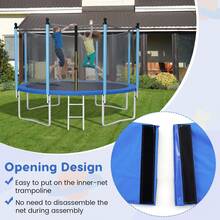 12FT Trampoline Spring Cover W/Split Design Waterproof Surface EPE Foam Padding - Blue - View 4
