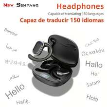 NEW SENYANG 新款森阳真无线贴耳式音乐挂耳式耳机运动耳塞舒适视频TWS HIFI杜比重低音立体声高清通话耳机适用于安卓手机游戏耳机情侣音乐智能耳机