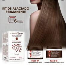 Kit Alisador de Pelo Chocolate 4EVER LASSIO - Gel íquido para Todos Tipos de Cabello, 300 Gramos - Multicolor - Ver 4