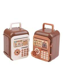 Alcancía Infantil con Diseño de Capibara con Llave - Multicolor - Ver 5