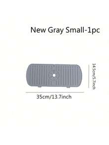 1 pieza/3 piezas Felpudo de silicona grueso y grande para grifo con bandeja de filtro de goteo y soporte para esponja - Accesorios de fregadero de cocina para encimera y baño - Incluye protector contra salpicaduras y jabonera