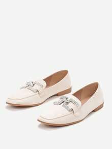 Soft Loafers Women's Summer Casual Shoes - Beige - View 5