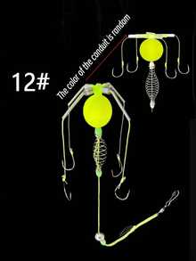 4 件防钩鱼钩，易于上钩，防钩和防钩底钩 - 彩色 - 查看 9