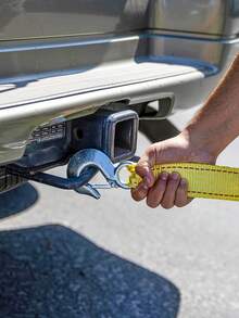 157.48in/4m Heavy 5 Ton Towing Rope, With Nylon Recovery Strap And Storage Bag, Used For Emergency Vehicle Recovery - Multicolor - View 3