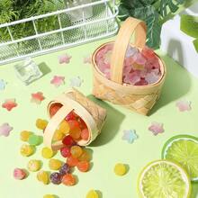 Woven Baskets Small Picnic Baskets With Handles Wood Chip Baskets Candy Baskets Party Favor Basket Baskets 12Pcs - 如圖所示 - 查看 2