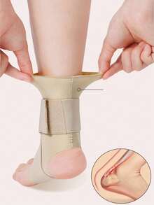 1pc Ankle Compression Sleeve - Plantar Fasciitis Braces - Open Toe Compression Socks For Swelling, Sprain, Neuropathy, Foot Arch Support For Men And Women, Sports Ankle Protection Anti-Spray Ankle Sleeve