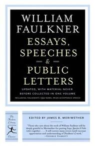 Pre-Owned Essays, Speeches & Public Letters (Paperback) By William Faulkner, James B Meriwether - Single Book - View 1