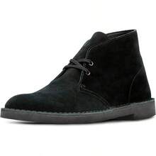 Men's Chukka Boot - Style 2025 - Da lộn đen - Xem 1