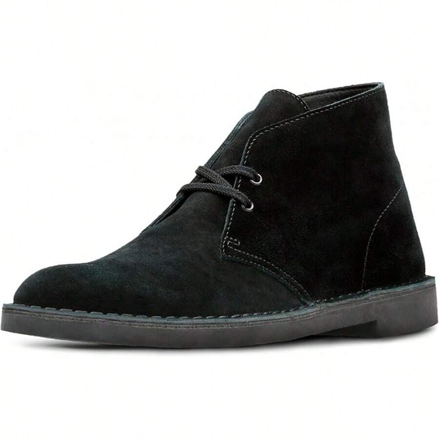 Men's Chukka Boot - Style 2025 - Black Suede - View 1