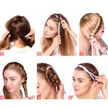 这款卷发器不影响睡眠，且不加热。它是打造自然卷发和辫子的绝佳工具。它包含1个卷发棒、2个发圈和1个发夹。它是送给女孩的理想礼物。 - 彩色 - 查看 4