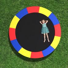 12FT Trampoline Spring Cover W/Split Design Waterproof Surface EPE Foam Padding - Multicolor - View 1