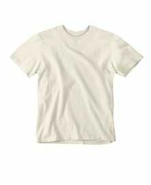 Plain Shirt Cotton T-Shirt Men's Blouse 100% Cotton Simple Summer Regular Fit None Halloween Christmas - 米色 - 查看 1