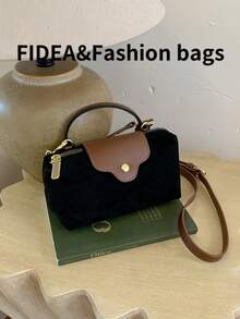 Neue modische einfarbige minimalistische PU Beuteltasche, elegante hochwertige Handtasche, geeignet für Arbeit, Einkaufen, Dates, vielseitig einsetzbar