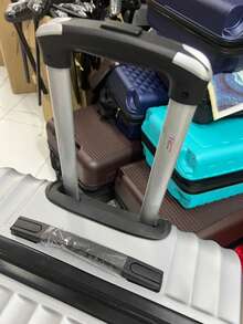LARGE 40kg Travel Suitcase Large For Buses 360° Wheels POLYPROPYLENE Material - Cinza - 查看 7