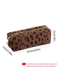 1 Stück, individuell bedruckter Federmäppchen, strapazierfähig, atmungsaktiv, tragbar, Schreibwaren, Schulmaterial, Prüfungsutensilien, Hausaufgaben, Aufbewahrungstasche, Clutch, Kosmetiktasche, Aufbewahrung für Augenbrauenstift und Lippenstift, Kosmetik, Beautypflege