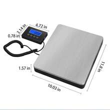 Shipping Scale For Packages Small Business -200kg Digital Postal Scale For Packages, Shipping Package Scale, Postage Scale, Postal Scale, Luggage Scale Pet Scale - Black - View 2
