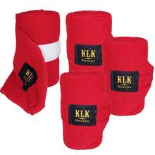 KLK Couros Resting Band Protection Band For Horse 4 Legs - Red - View 1