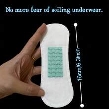 132 Count Panty Liners, 6 Packs,22pcs In 1 Pacs, Feminine Care Sanitary Pads, Daily Use, Ultra Thin & Breathable, Leak-Proof Protection, Long-Lasting Freshness, Comfortable Fit, Travel Portable, Women's Essential - White - View 5