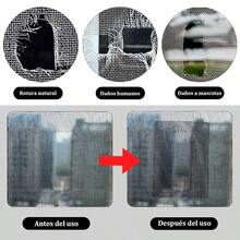 Mosquitero Cinta Adhesiva - 10M1000x 5CM para Puerta Cinta, Disponible para Mosquitero Magnetico/Malla/Tela - GRIS - Ver 4