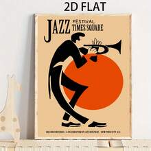 1/3 件吹奏爵士男士卡通风格油画、帆布画、墙壁艺术装饰、现代乐器、钢琴吉他、写实艺术版画、海报、图片、房间装饰、走廊、书房、卧室墙壁装饰、秋季装饰（无框架） - 彩色 - 查看 13