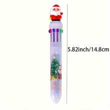Christmas Ten-Color Pen Cartoon Design, Christmas Gift, Ten-Color Ballpoint Pen - Multicolor - View 5