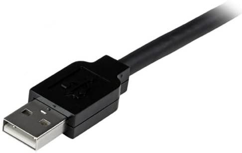 StarTech.com 35 m High Speed Active USB 2.0 Verlängerungskabel - Stecker auf Buchse USB A - Schwarz