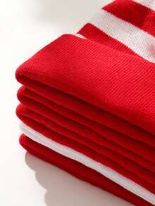 1 pièce Bonnet tricoté de Noël, léger et confortable à porter, avec un design extensible qui ne s'enfonce pas dans la tête. Parfait pour les fêtes de Noël, les rassemblements en famille et entre amis, les sorties quotidiennes ou comme cadeau de vacances. Vêtements d'hiver pour hommes et femmes