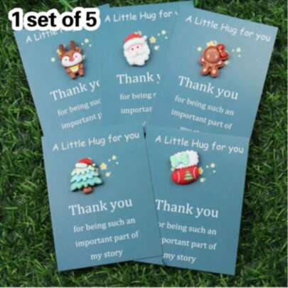 1 Set (5pcs) "You Are So Important" Christmas, Valentine's Day, Friendship Cards, Suitable For Best Friends, Coworkers, Classmates, Family, Encouragement Cards