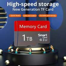 128GB 256GB 512GB 1TB Memory Card With Adapter, High-Speed Storage Suitable For Tablets/Cameras/Phones/Cameras/Car Speakers/Game Consoles, Etc - 1TB - 查看 3