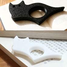 Ergonomic Plastic Thumb Book Holder - Fashionable Black, One-Handed Reading Aid And Page Stand, Comfortable Grip, Suitable For Avid Readers - Multicolor - View 14
