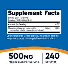 Nutricost Magnesium Complex 500mg, 240 Capsules - Magnesium Oxide, Citrate, And Glycinate - Gluten Free And Non-GMO | Magnesium Complex, Magnesium Oxide, Magnesium Citrate, Magnesium Glycinate, Non-GMO, Gluten Free, Nutricost, Mineral Supplement, Men's Health, Premium Quality - 其他 - 查看 2