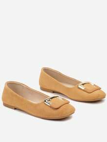 Soft Classic Ballet Flats Women's Casual Work/Office Spring/Autumn - Camel - View 5