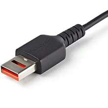 Cavo adattatore USB Data Blocker StarTech.com da 1 m – Adattatore USB a USB-C per ricarica sicura – Solo ricarica USB Type-C per tablet o telefono cellulare – Protezione contro il blocco dei dati - nero - Visualizzare 1