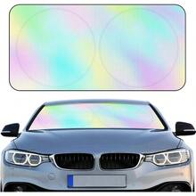 Parasol para parabrisas de auto, plegable, accesorios de auto para proteccin y rayos, proteccin para visera, universal, SUV, camioneta arco iris - Arco iris - Ver 2