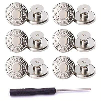 12 Sets Silver Jean…
