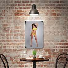 Vintage Metal Signs Pinup Girl  Hot Woman Tin Sign Wall Art Decor Plaque For Home Bar Club Bathroom Man Cave Garage 8x12 Inch - Sân vườn - Xem 7