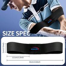 Swing Training Aid - Muscle Connection Swing Corrector Golfers, Arm Elbow Posture Trainer RightLeft Handed Beginners, Trainer Arm Band IndoorOutdoor Club Practice - 黑色 - 查看 6