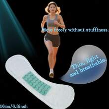 132 Count Panty Liners, 6 Packs,22pcs In 1 Pacs, Feminine Care Sanitary Pads, Daily Use, Ultra Thin & Breathable, Leak-Proof Protection, Long-Lasting Freshness, Comfortable Fit, Travel Portable, Women's Essential - White - View 6