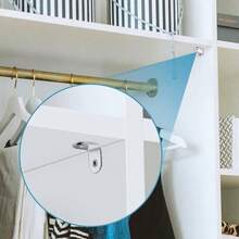 Soportes de Esquina en L, 50 pack Soportes de Acero Inoxidable en L para Estantes 90 Grados, con Tornillos Soporte de Esquina de Metal, Soporte de Angulo Recto Pequeo 20mm - 20 mm - Ver 1