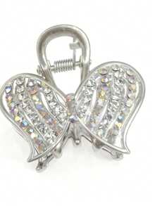 1 قطعة مشبك شعر معدني بشكل خاص للنساء في عيد الميلاد - مرصع بالراين ، أنيق وفاخر ، قبضة آمنة لا انزلاق ، مناسب للشعر السميك ، إكسسوار شعر للاستخدام اليومي/الحفلات ، هدية مثالية