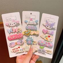 (Autorizzato) Nuovo Molletta per capelli Kuromi Katy Cat Meat Cinnamon Roll Meileti di Sanrio, raffinato accessorio per capelli di alta qualità per bambine, decorazione per capelli Sanrio, scelta perfetta per foto e check-in, regalo di compleanno, regalo di Natale