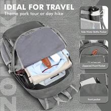 Foldable Backpack Lightweight Folding Packs 30L Packable Hiking Daypack For Travel Outdoor Camping - MediumGrey - View 3