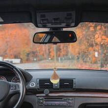 Car Perfume Bottle 6Pcs Set Glass Hanging Diffuser Freshener Car Decoration Assorted Color