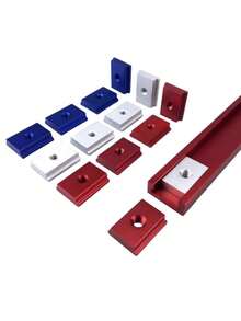 M6M8, T-formad glidstång, Speciellt utformad för träbearbetningsskenor, Gör-det-själv-träbearbetningstillbehör, Tryckblocks glidande fixeringsblock