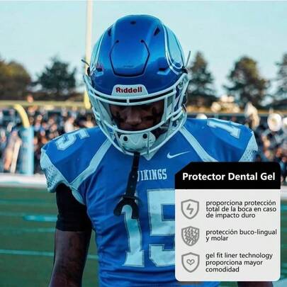 2Pcs Bucal Futbol Americano, Mouth Guard con Canal de Flujo de Aire, con Correa, Proteccin de Doble Capa, TPR Grado Alimenticio, para Boxeo, Rugby, Hockey, Ftbol, Hockey Sobre Hielo y Otros Deportes Negro+ Blanco