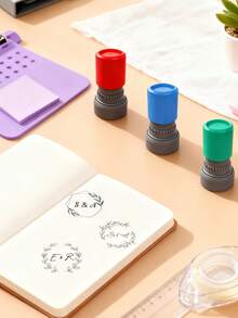 Custom Design Stationery Stamps, Encouragement Stamps For Teachers To Reward Students, Preschool & School, Fun Patterns - Multicolor - View 5